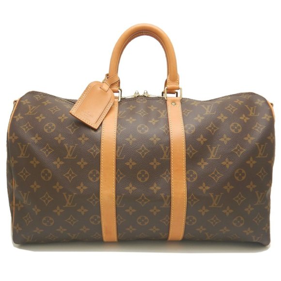 LOUIS VUITTON Handbags - LOUIS VUITTON Louis Vuitton Monogram Keepall Bandouliere 45 M41418 Boston Bag...